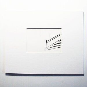 Silver Bromide Photograph Allan Manus Montréal Steps to Mount Royal With…